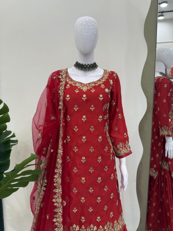 Pakistani Sharara and Top set