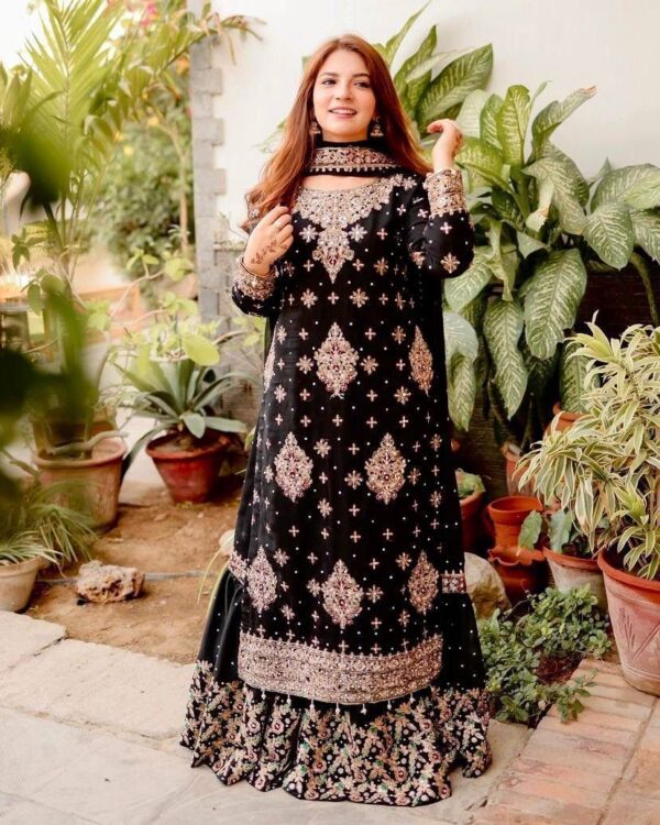 LONG KURTI WITH SHARARA