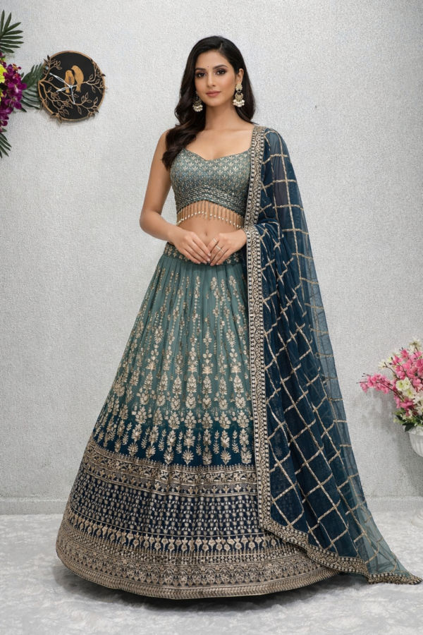 Bridal Lehenga Choli Set heavy Embroidery
