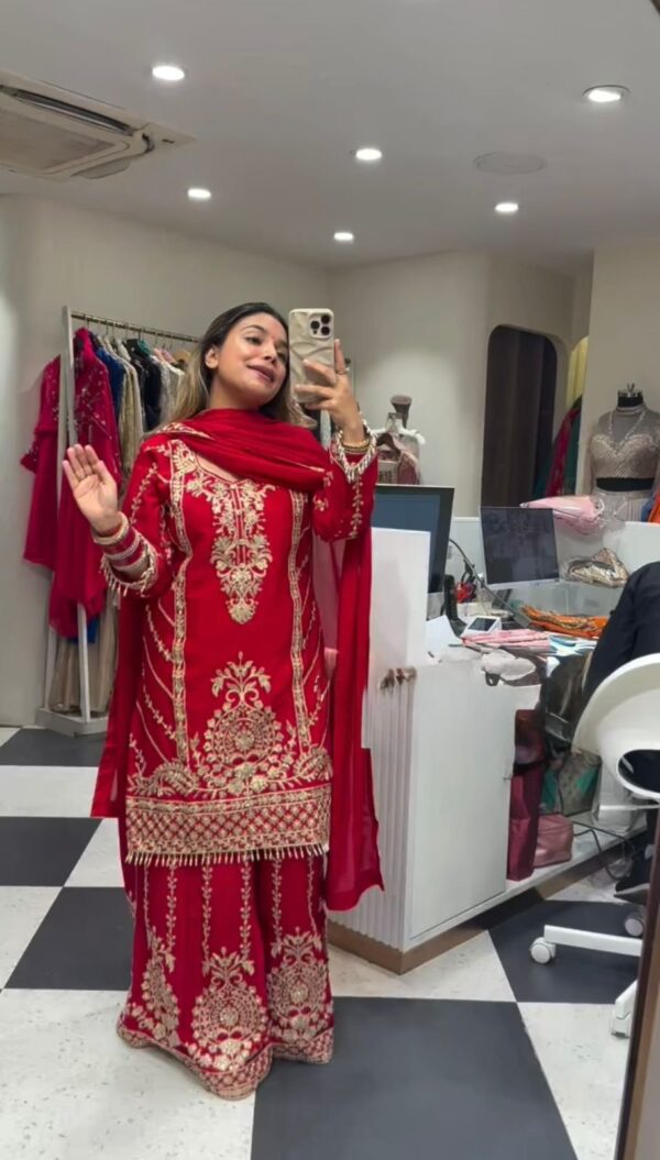 Eid special Top and sharara Set