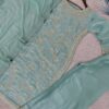 sea green embroidered kurta palazzo set with dupatta for women festive and wedding wear outfit for women festive wear