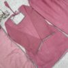 Soft Pink Elegant Kurta Pant Set with Dupatta for women festive wear