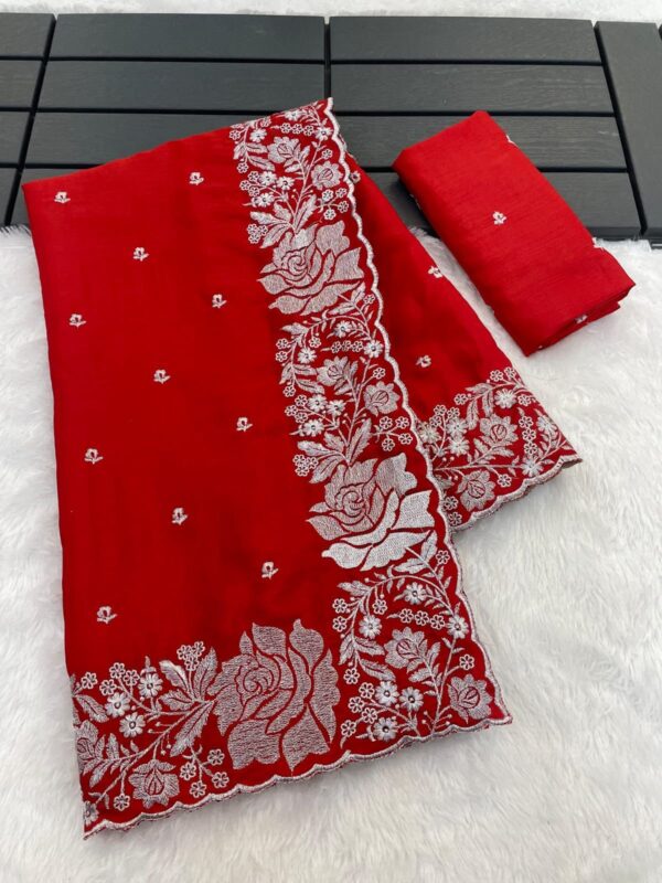 soft silk embroidered suit set with dupatta multi color collection for women for women festive wear