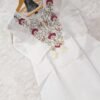 white embroidered straight suit with dupatta for women elegant festive ethnic wear for women festive wear