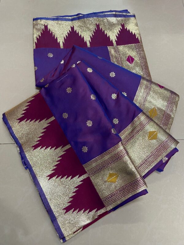 paithani silk saree with premium zari weaving for women festive wear
