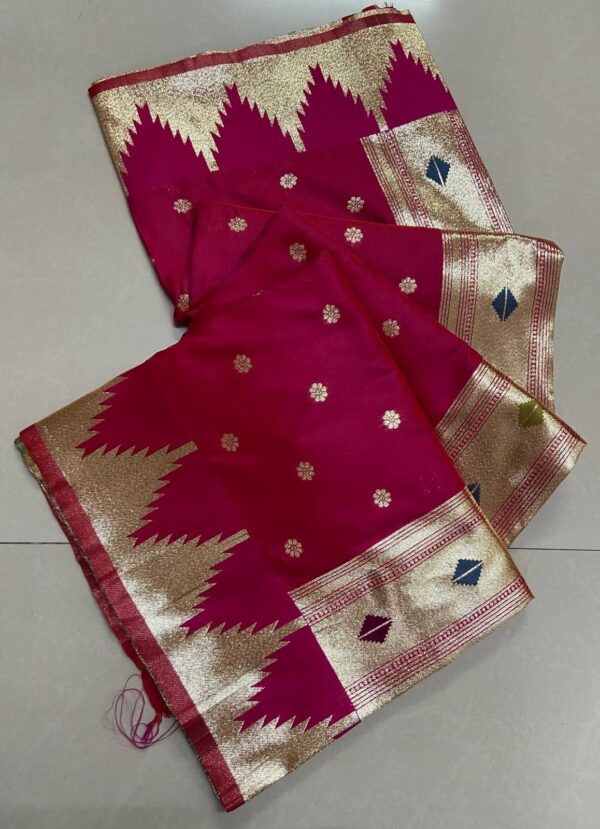 paithani silk saree with premium zari weaving for women festive wear