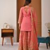 Pink Embroidered Sharara Suit for Women for women festive wear