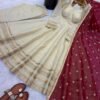 Anarkali Gown Set with Heavy Lace Work & Georgette Dupatta for women festive wear