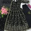 Fendy Silk Embroidered Anarkali Gown Set with Dupatta & Pant for women festive wear