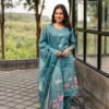 Pure Cotton Kurta Set with Chanderi Dupatta for women festive wear