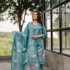 Pure Cotton Kurta Set with Chanderi Dupatta for women festive wear