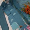 Pure Cotton Kurta Set with Chanderi Dupatta for women festive wear